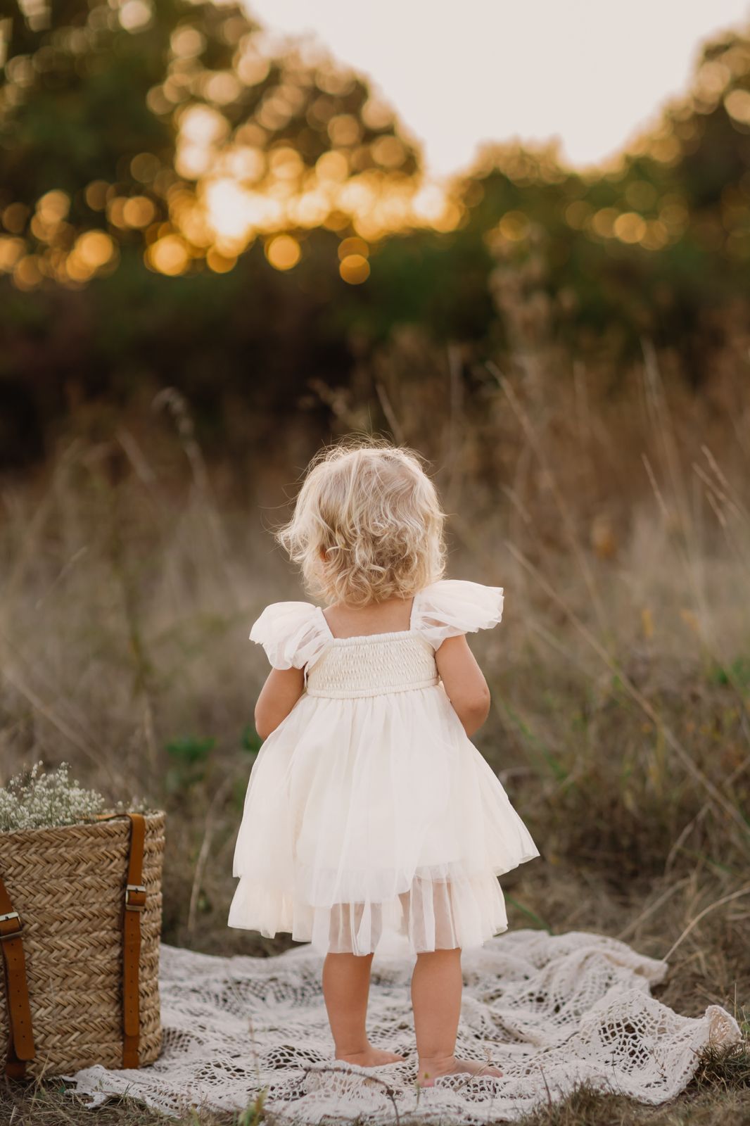 Fawn Tulle Dress (antique ivory)