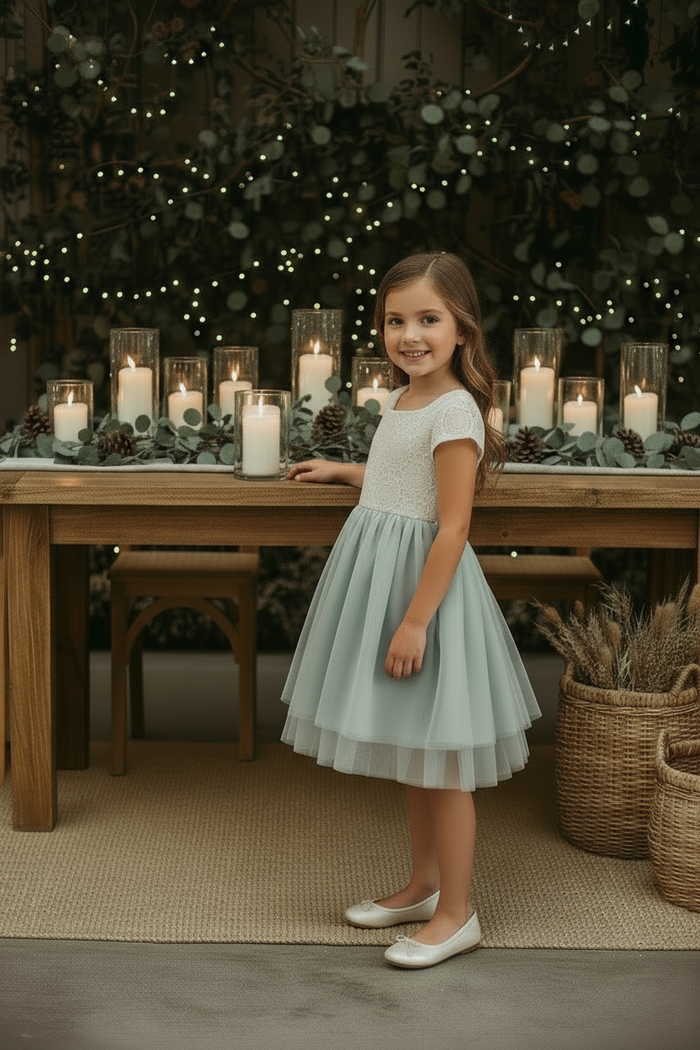 INDIE BLUE Dresses Aria Dress (airy blue tulle)