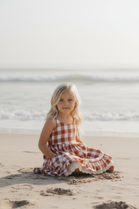 INDIE BLUE Dresses Tilly Pocket Dress (checkered)