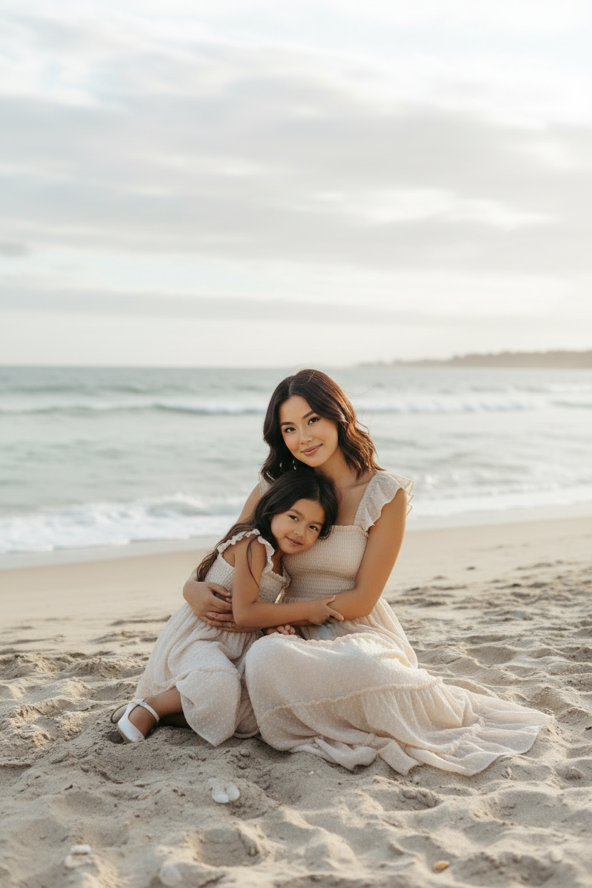 INDIE BLUE Women Women's Pia Dress (natural swiss dot)