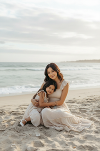 INDIE BLUE Women Women's Pia Dress (natural swiss dot)