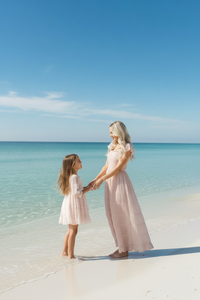 SS Girl's Dress Karina Dress (soft pink chiffon)