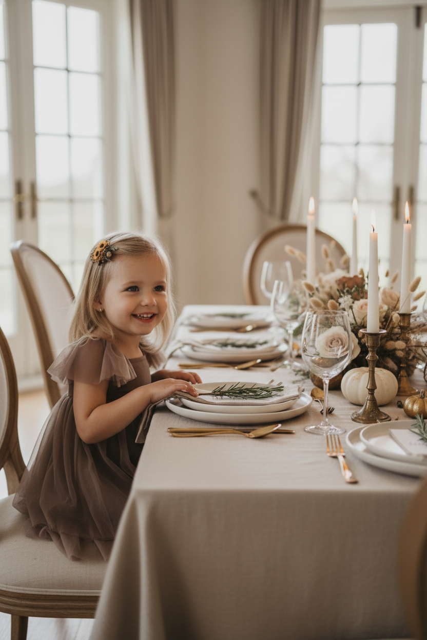 INDIE BLUE Dresses Fawn Dress (mocha tulle)