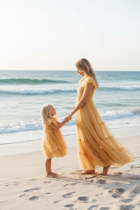 INDIE BLUE Dresses Fawn Dress (saffron tulle)