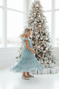 INDIE BLUE Dresses Marabella Dress (blue swiss dot)