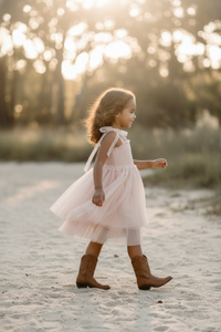 INDIE BLUE Dresses Isa Dress (blush tulle)