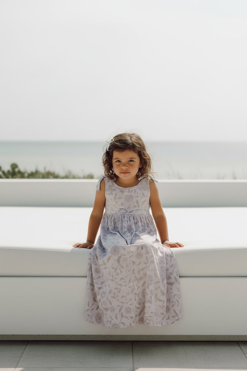 LB Girl's Dress Liza Maxi (windblown floral)