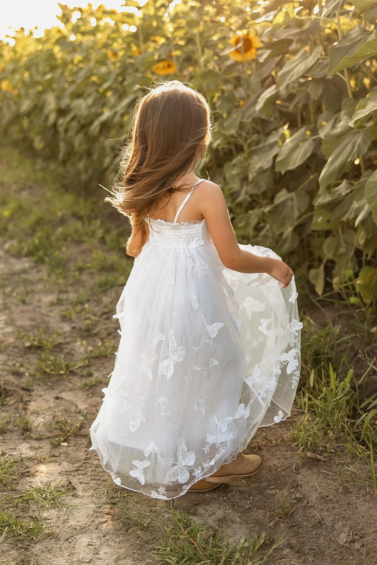 Butterfly Dress (white) FINAL SALE