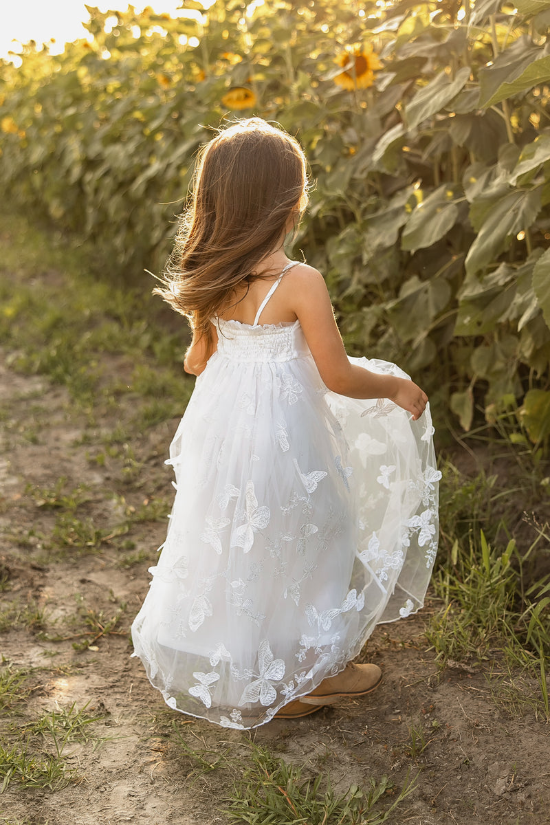 Butterfly Dress (white) FINAL SALE