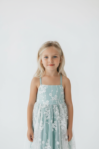 INDIE BLUE Dresses Fiona Lace Dress (coastal blue)