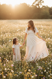 INDIE BLUE Dresses Winnie Lace Dress (natural)