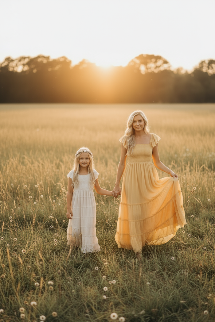 Dreamy walking moment