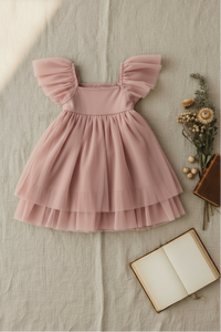 INDIE BLUE Dresses Fawn Dress (soft pink tulle)