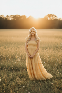 INDIE BLUE Women Women's Marabella Dress (saffron tulle)