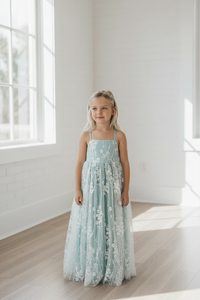 INDIE BLUE Dresses Fiona Lace Dress (coastal blue)