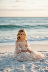 INDIE BLUE Dresses Pippa Maxi (natural tulle)