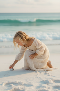 INDIE BLUE Dresses Pippa Maxi (natural chiffon)