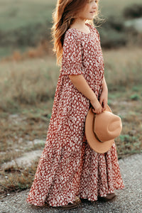 Mae Maxi Dress (whimsy red) FINAL SALE