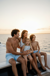 LB Women's Swim Women’s Tie Front Set (bluebell)