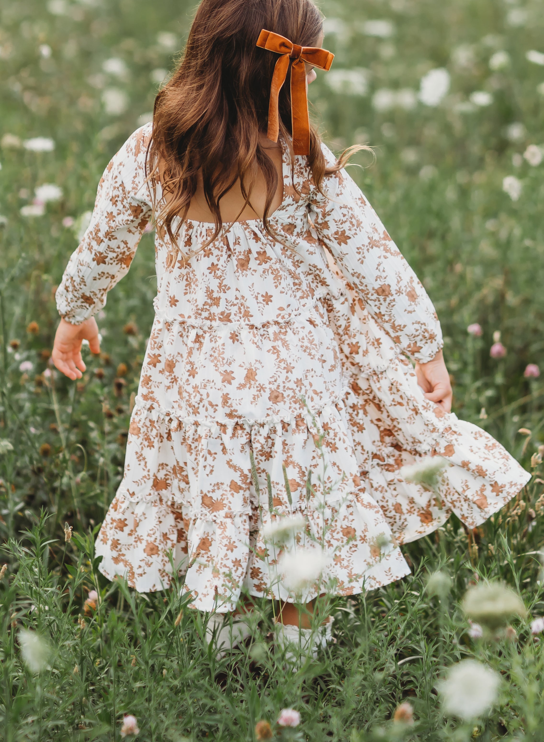 【Ameri VINTAGE】NORA FLOWER LAYERED DRESS NORA FLOWER LAYERED DRESS AMERI vintage NORA FLOWER LAYERED