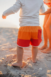 Board Shorts (spice ombre stripe)