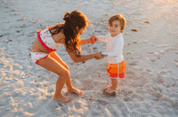 Board Shorts (spice ombre stripe)