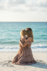 Women's Marabella Dress (mocha swiss dot)