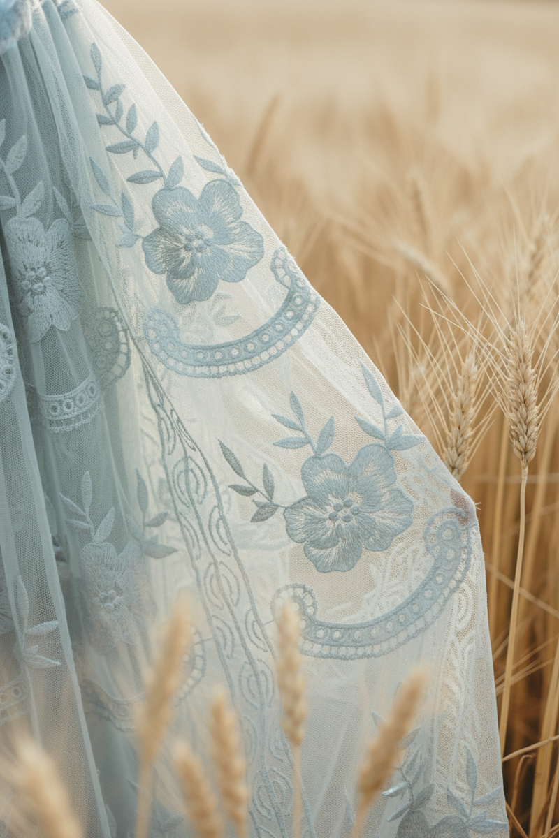 INDIE BLUE Dresses Madeline Lace Dress (airy blue)