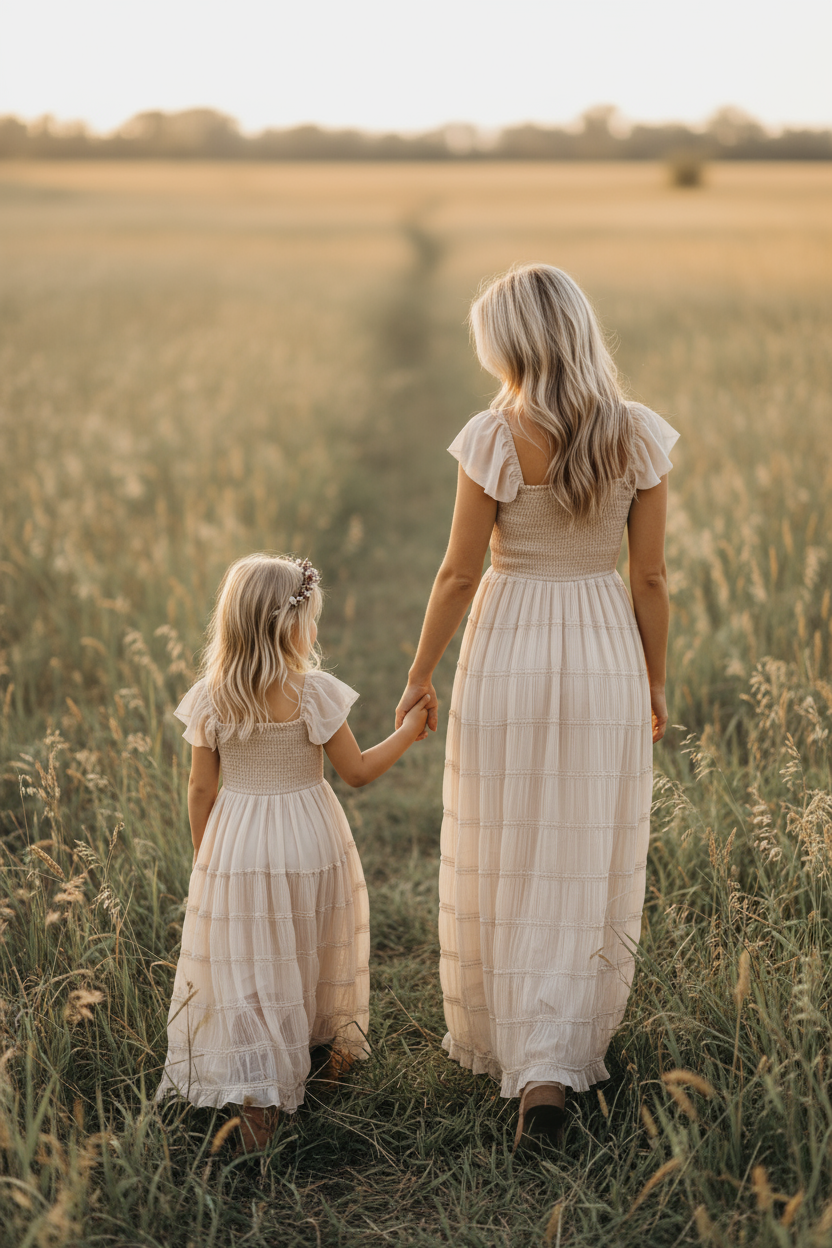 INDIE BLUE Women Women's Marabella Dress (natural chiffon)