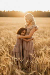 INDIE BLUE Dresses Marabella Dress (mocha muslin)