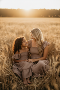 INDIE BLUE Dresses Marabella Dress (mocha muslin)