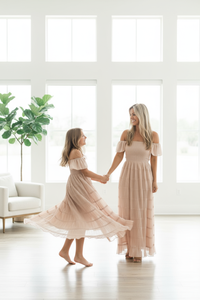 INDIE BLUE Women Women's Marabella Dress (soft pink chiffon)