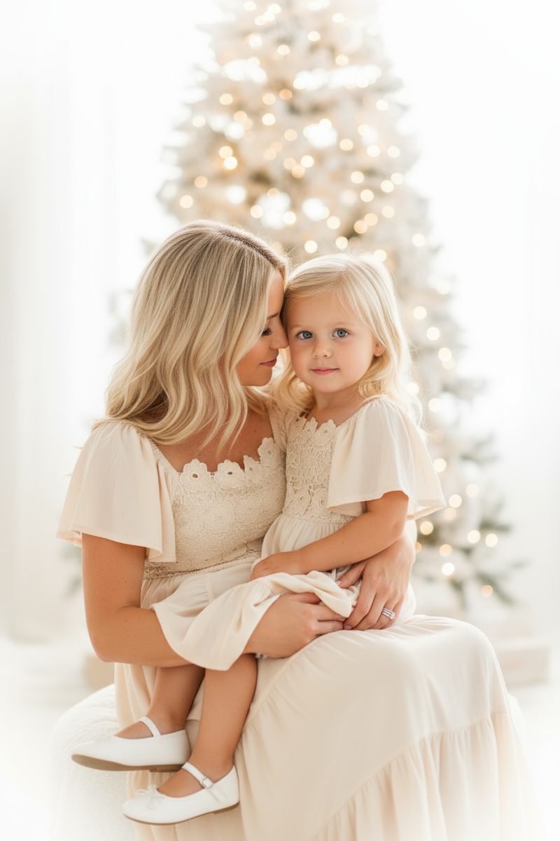 INDIE BLUE Women Women's Winnie Lace Dress (natural)