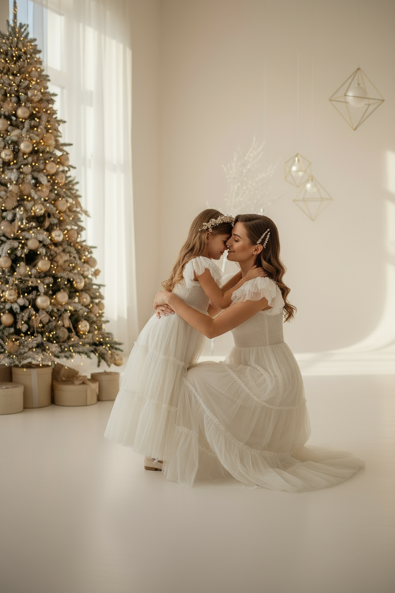 Marabella Dress (antique ivory tulle)