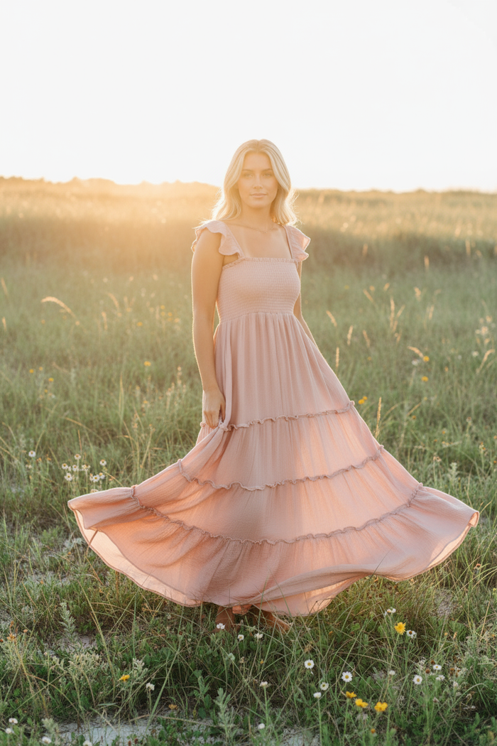 INDIE BLUE Women Women's Marabella Dress (peony muslin)