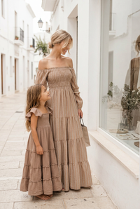 SS Women's Dress Women's Pippa Maxi (mocha stripe)