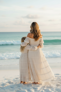 INDIE BLUE Dresses Pippa Maxi (natural chiffon)