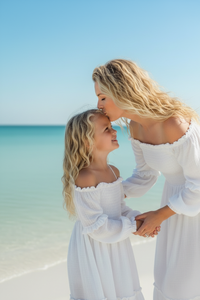 INDIE BLUE Dresses Pippa Dress (white muslin)