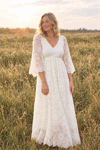 SS Women's Dress Women's Ophelia Maxi (ivory lace)
