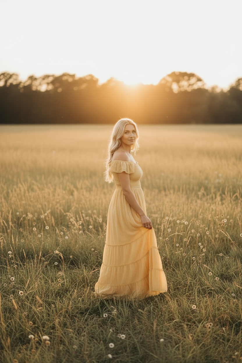 INDIE BLUE Women Women's Marabella Dress (saffron tulle)