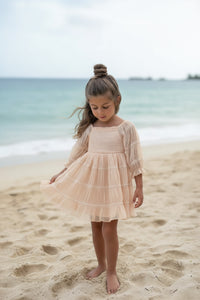 SS Girl's Dress Karina Dress (soft pink chiffon)