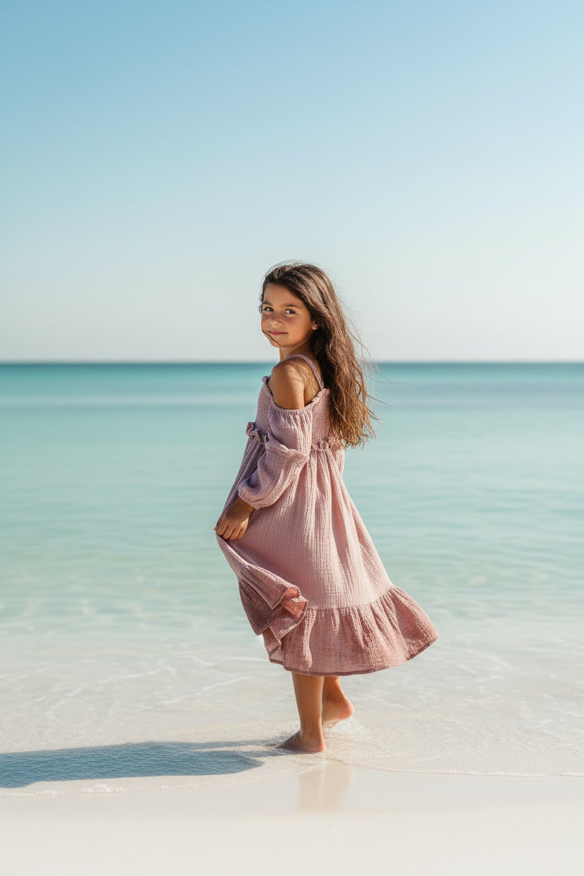 INDIE BLUE Dresses Pippa Dress (peony muslin)