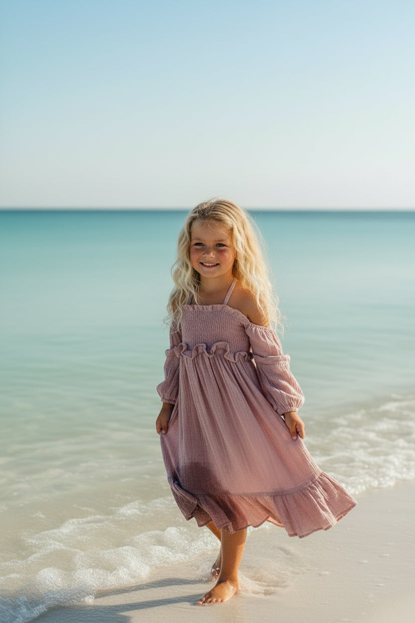 Pippa Dress (peony muslin) 6Y