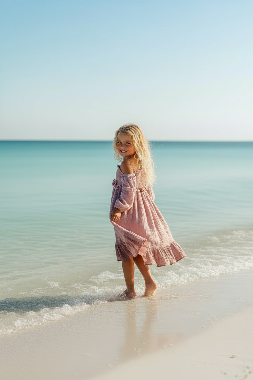 INDIE BLUE Dresses Pippa Dress (peony muslin)