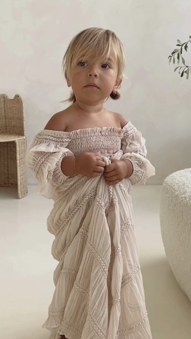 Pippa Maxi (natural chiffon)
