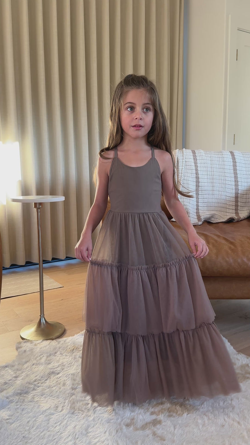 Wendy Dress (mocha tulle)