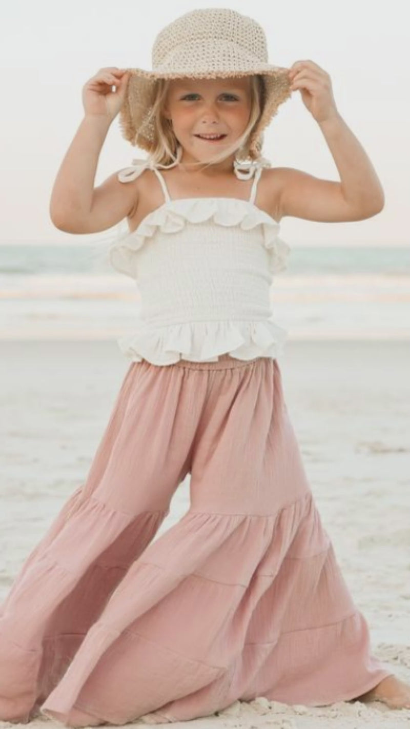 Bella Maxi Pants (peony muslin)