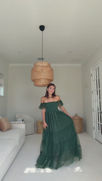 SS Women's Dress Women's Marabella Dress (forest tulle)