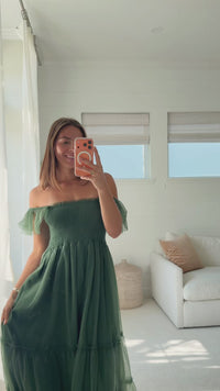 SS Women's Dress Women's Marabella Dress (forest tulle)