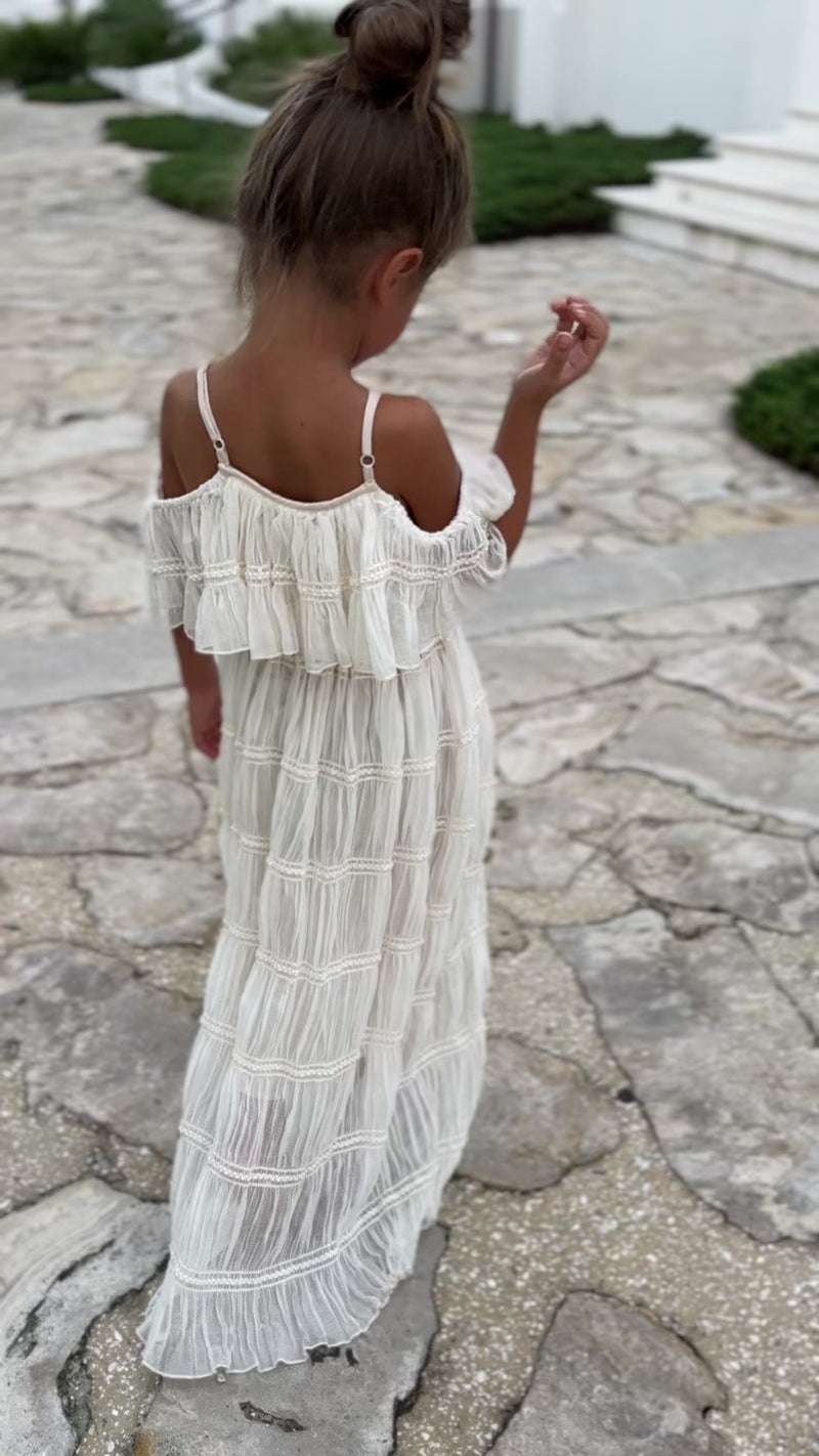 Elise Dress (natural chiffon)